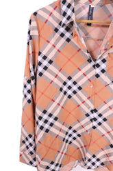 חולצה מכופתרת בסטייל ברברי- M